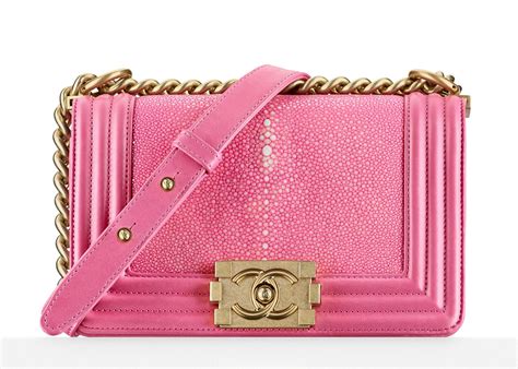 chanel big boy bag pink chain|coco chanel boys bag.